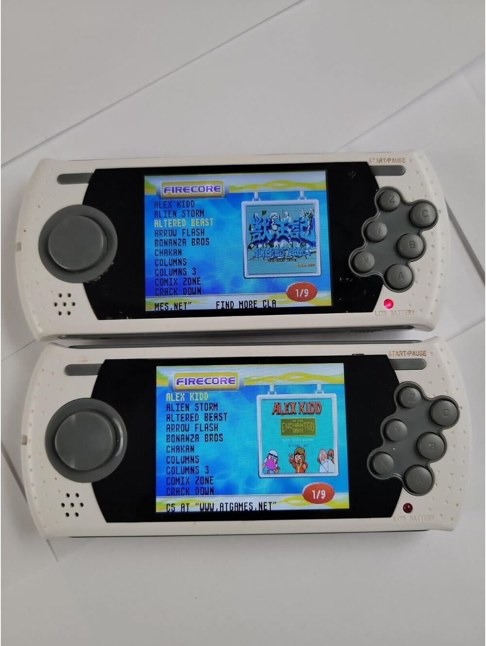 SEGA Genesis Ultimate Portable Game Player Lot Of 2